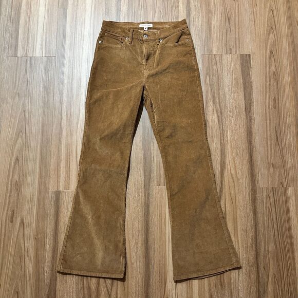 Lucky Brand Pants - Lucky Brand Women’s Stevie High Rise Corduroy Flare Pants Brown Size 10/30 x 31